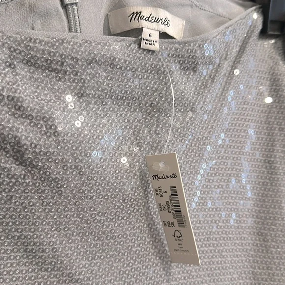 ⭐️HP⭐️ NWT Madewell Sequins Midi Skirt - Picture 8 of 8